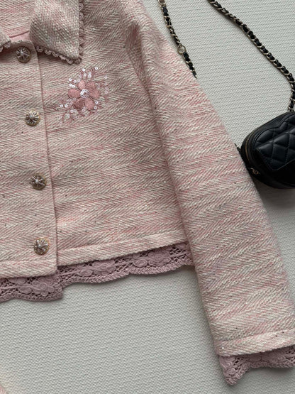 CC Set Light Pink Tweed 352996