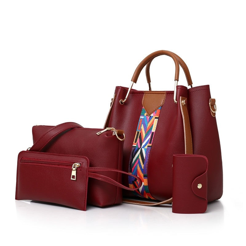 High Capacity 4-Piece Sets Handbag