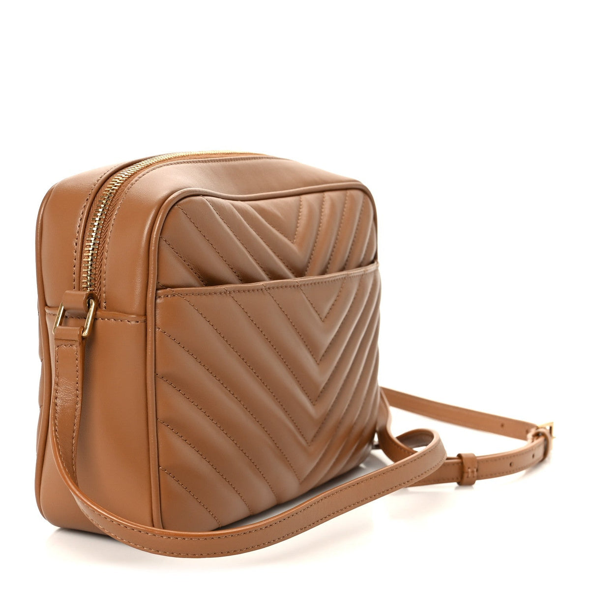 Calfskin Matelasse Monogram Lou Camera Bag Cinnamon