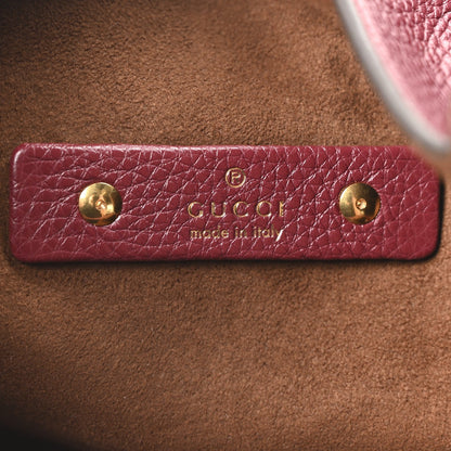 Grained Calfskin Softbit Maxi Shoulder Bag Rosso Ancora Red