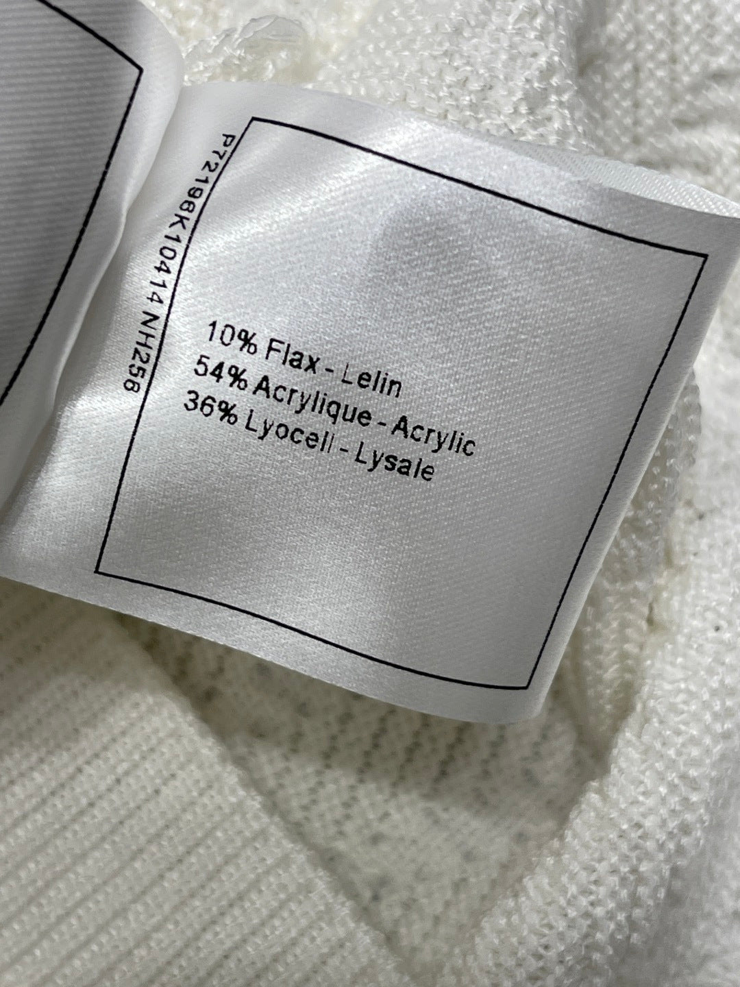 CC 26 Spring/Summer Top White Wool Yarn 343440