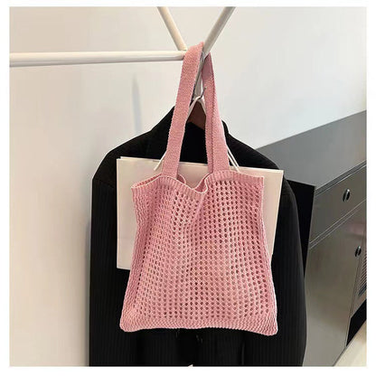 Crochet Tote Bag Tote Handbag Knit Bag