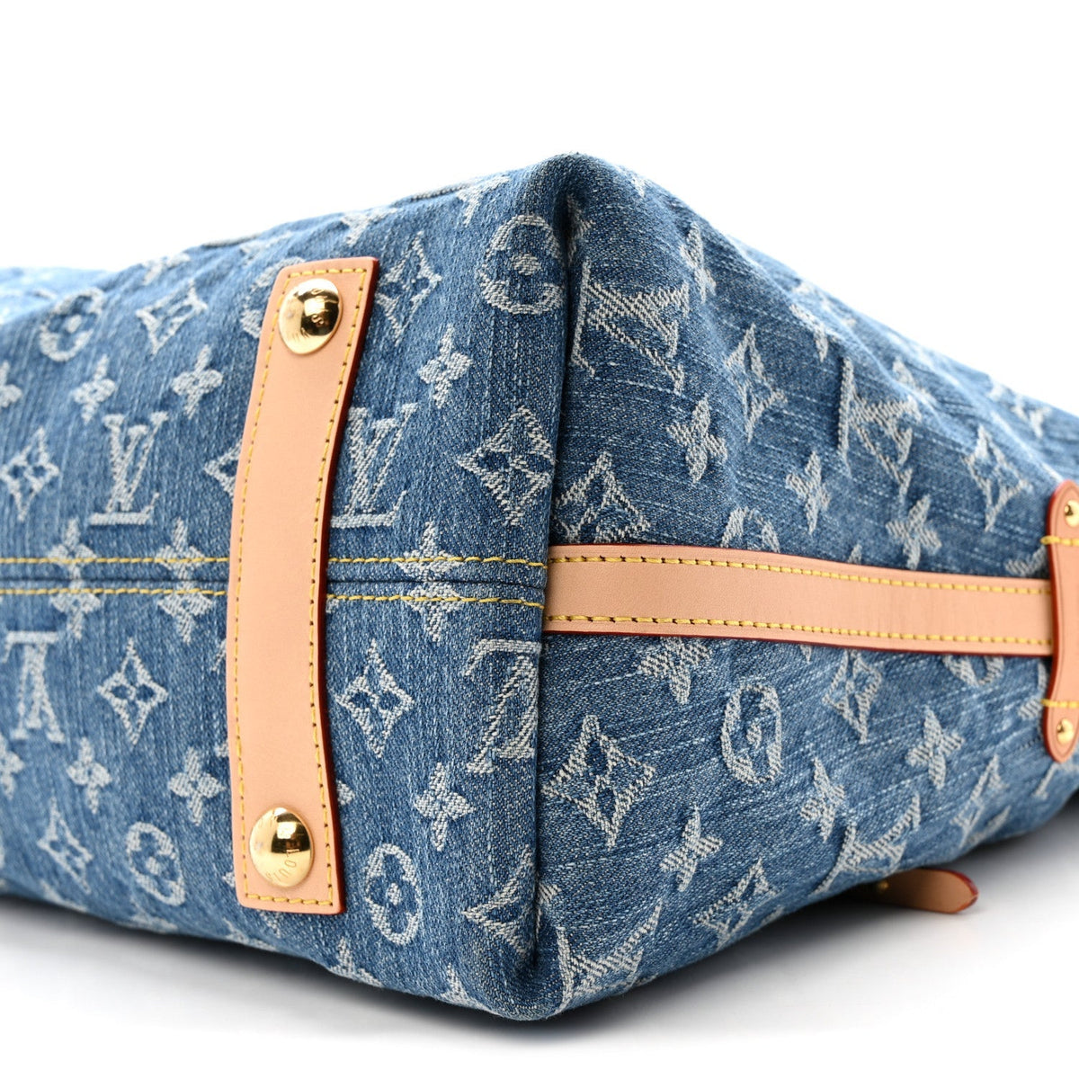 Monogram Denim CarryAll MM Blue