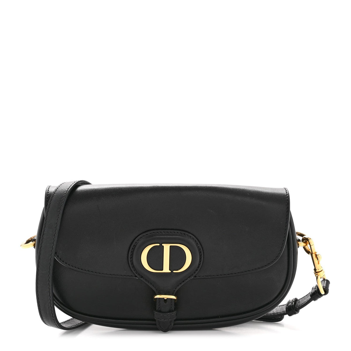 Box Calfskin East West Bobby Bag Black
