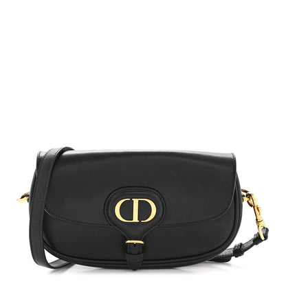 Box Calfskin East West Bobby Bag Black