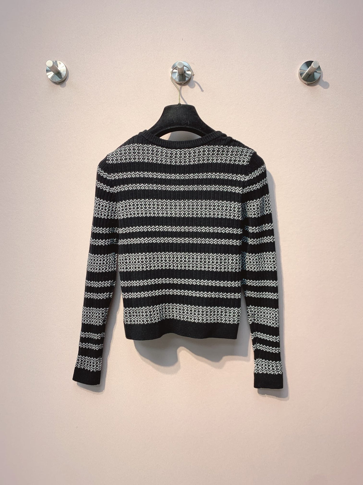 CC 25 Striped Sweater Polyester Fabric 296116