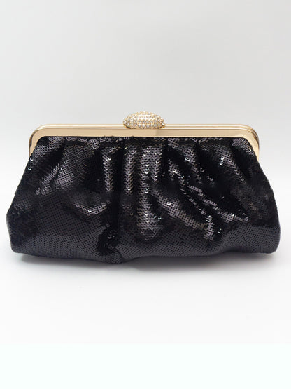 Ivana Fish-Scale Sequin Evening Bag