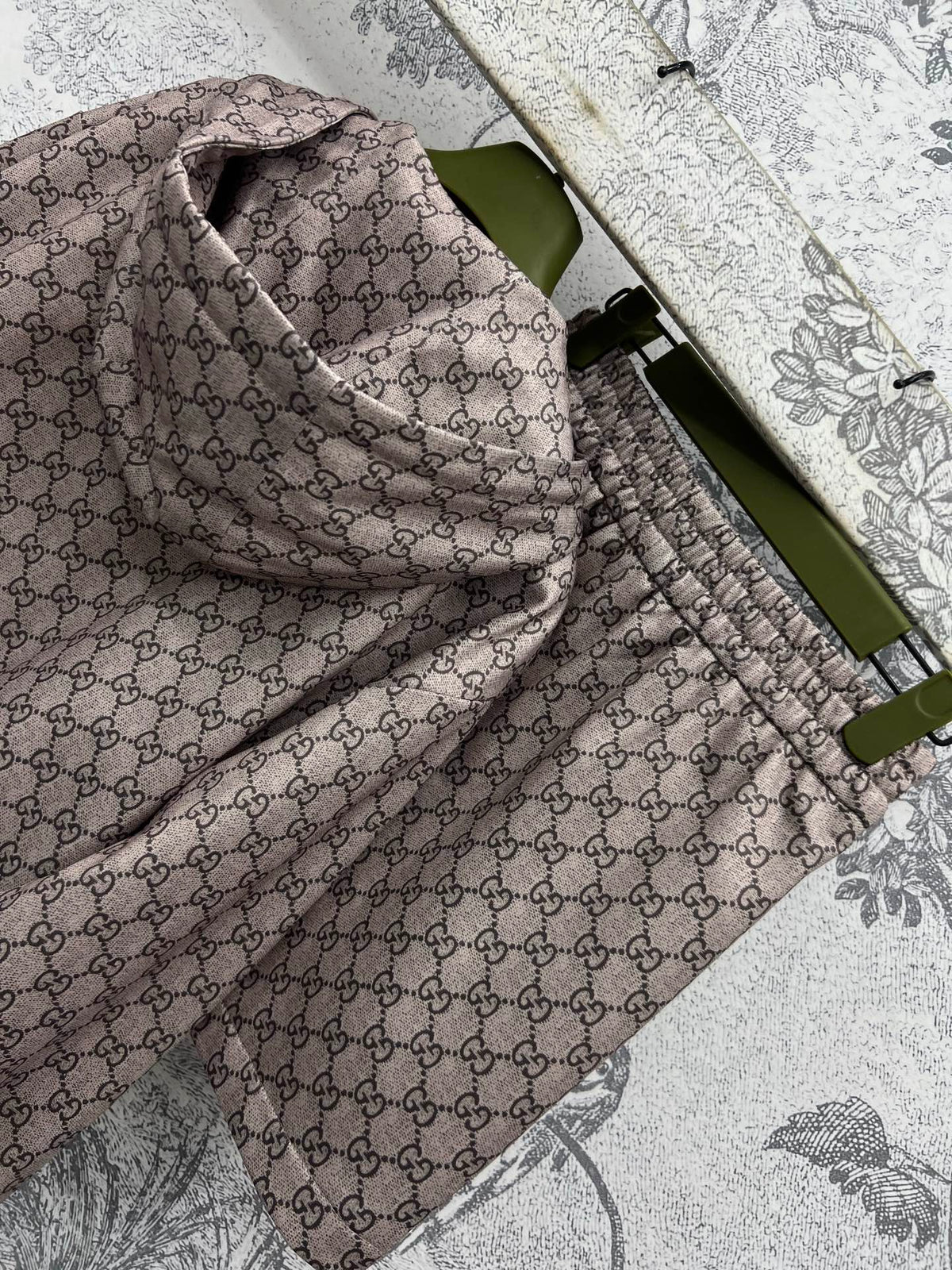 Gucci 25 Set Brown Polyester Fiber