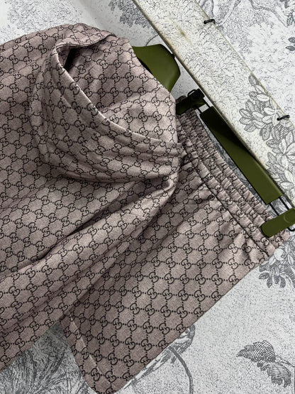 Gucci 25 Set Brown Polyester Fiber