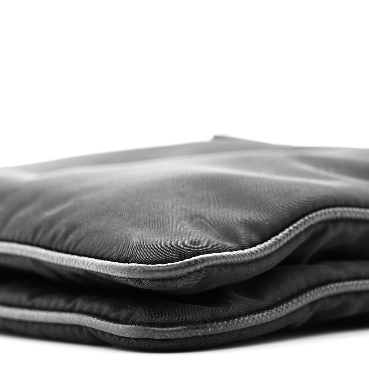 Re-Nylon Saffiano Re-Edition 2000 Double Zip Crossbody Bag Black