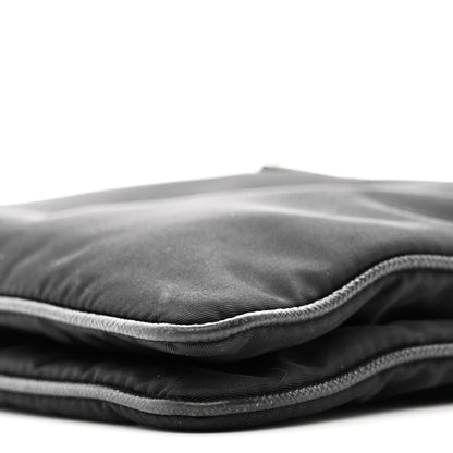 Re-Nylon Saffiano Re-Edition 2000 Double Zip Crossbody Bag Black