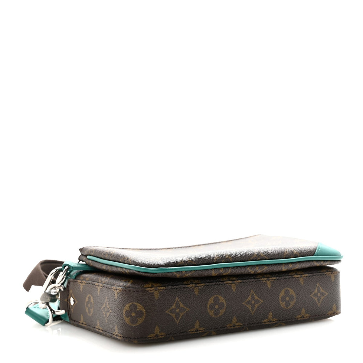 Monogram Macassar Trio Messenger Borneo Green