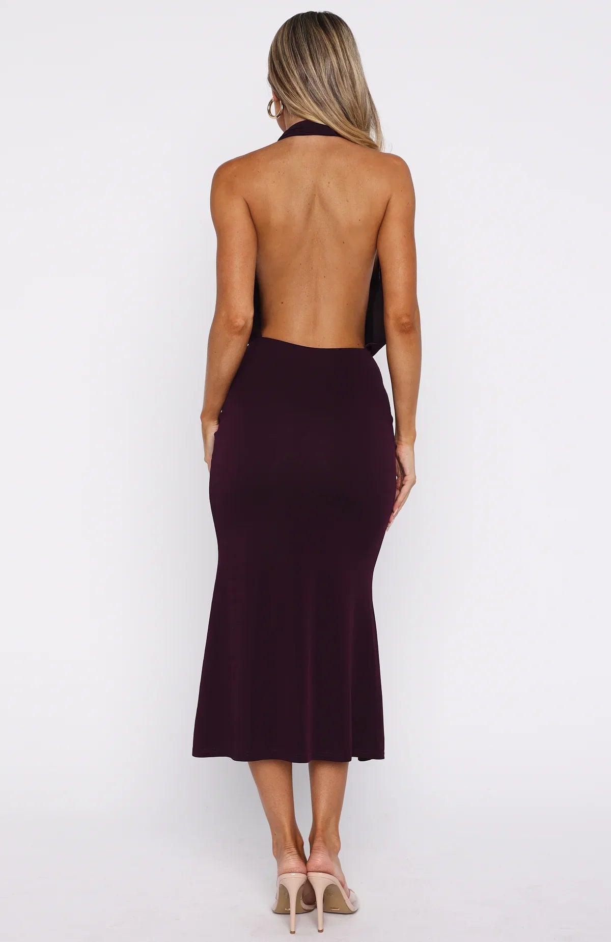 Champagne Rush Midi Dress Plum