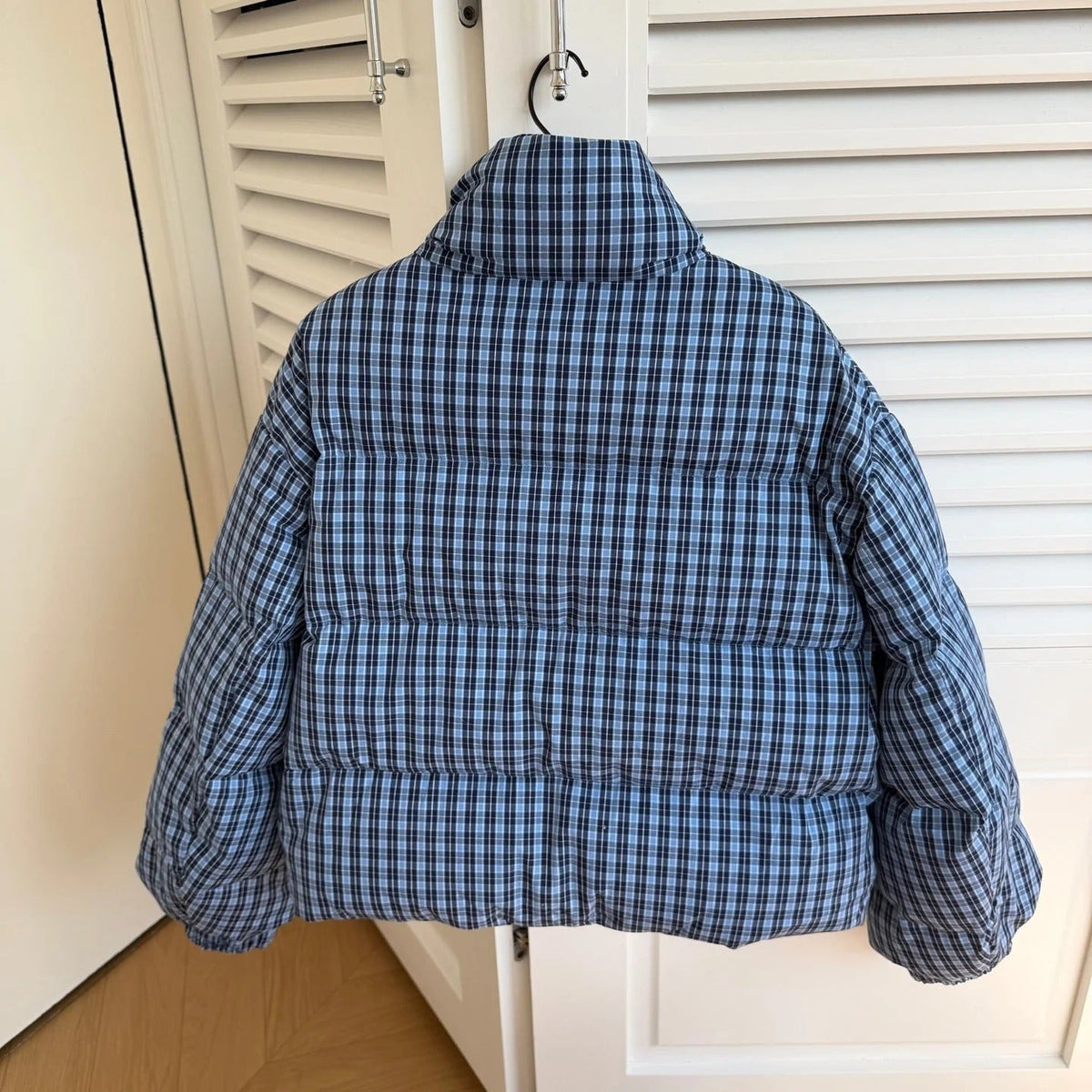 MIUMIU PLAID PUFFER JACKET STYLE 668