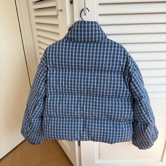 MIUMIU PLAID PUFFER JACKET STYLE 668
