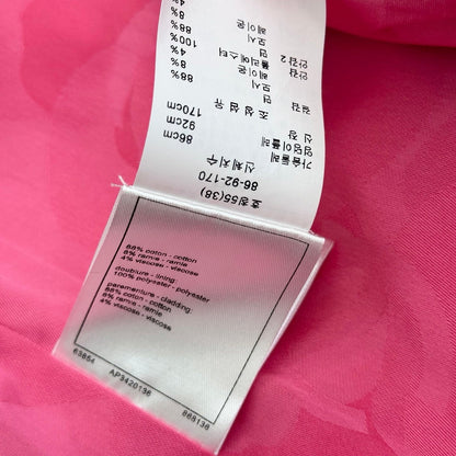 CC Jacket Short-sleeved Fuchsia Pink Cotton 350253