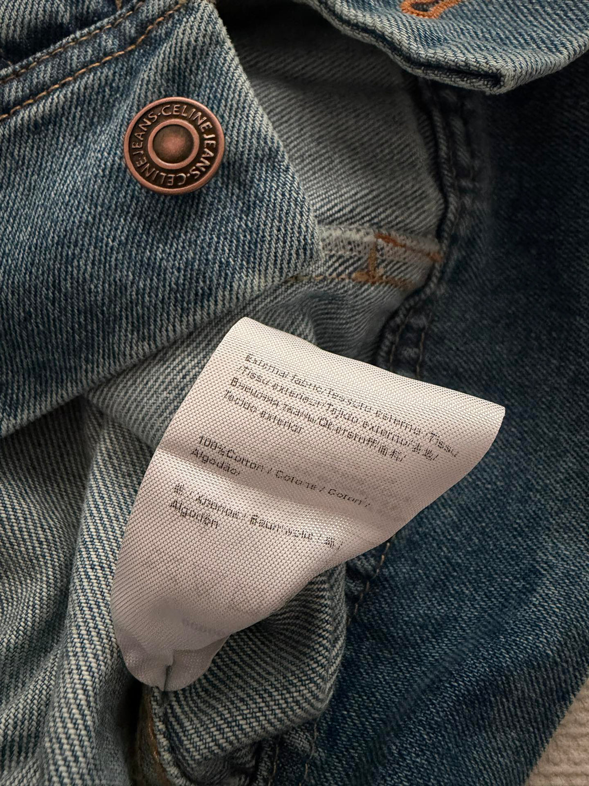 Celine 26SS Blue Denim Jacket 882445