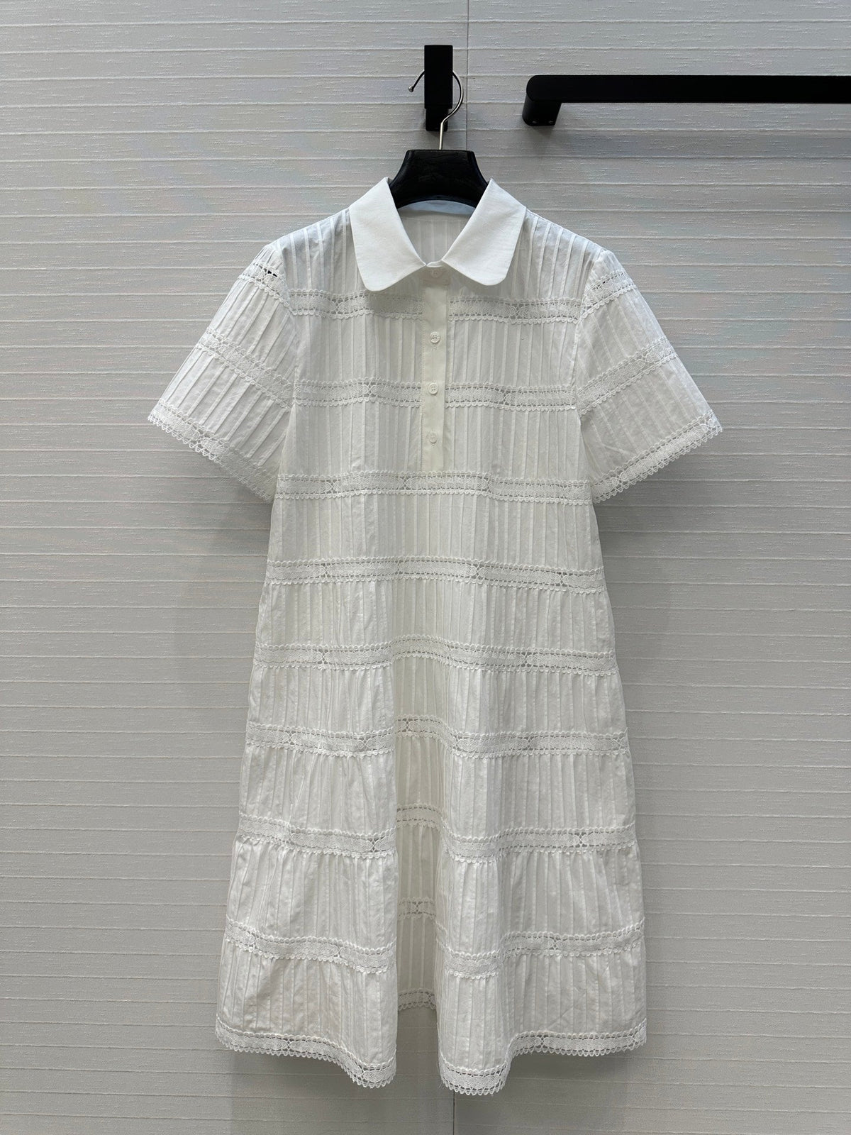 Celine 25 Shirt dress White Cotton