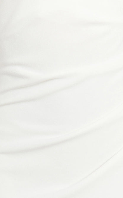Genie Maxi Dress - Off The Shoulder Dress in White