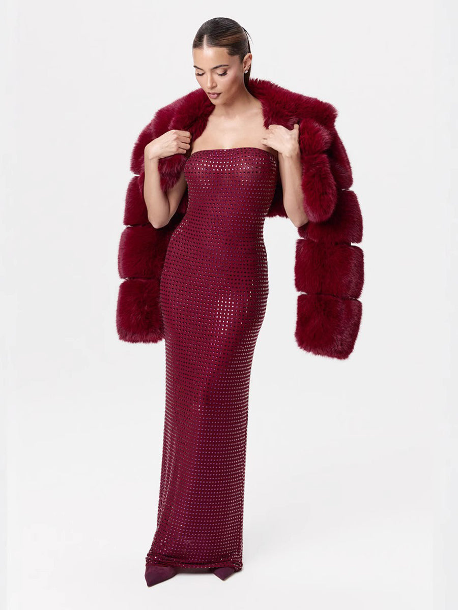 Nora Maxi Dress In Red