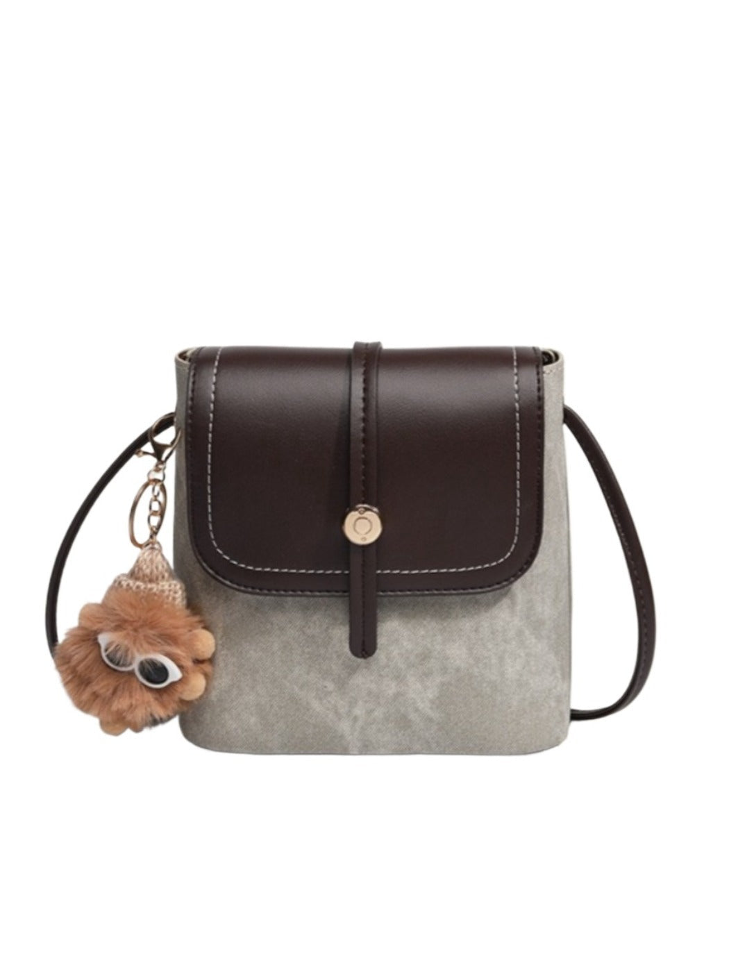 Cosbai - Simple Color-Block Crossbody Bag – Playful &amp; Practical