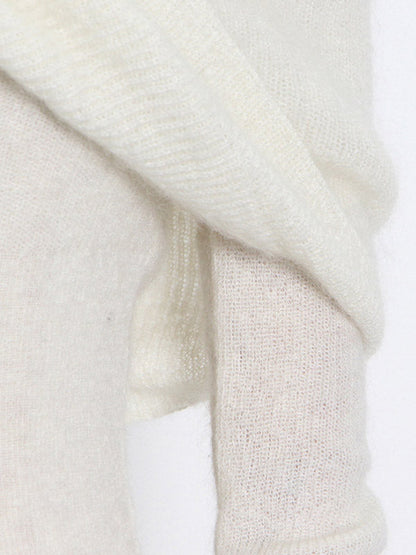 Original Stylish Off-The-Shoulder Long Sleeves Sweater Top