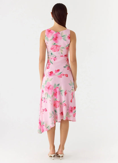 Fedde Midi Dress - Petal Soleil