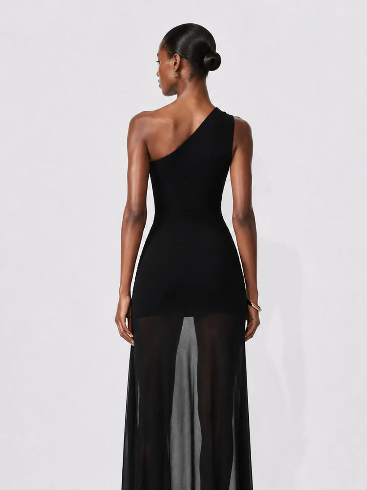 Odelia Sheer Cut-Out Maxi Dress