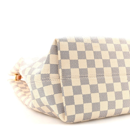 Damier Azur Graceful MM Rose Ballerine