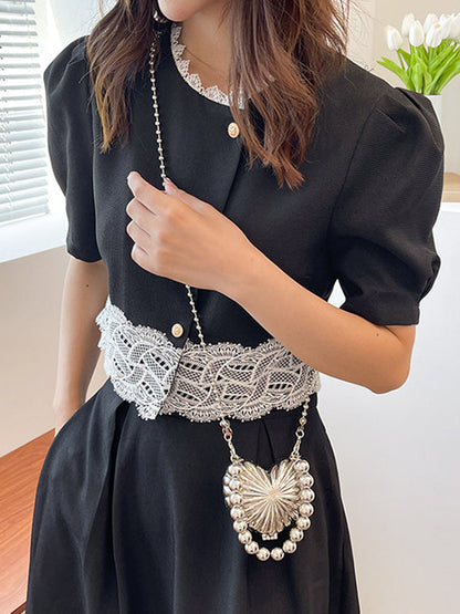 Beads Solid Color Split-Joint Bags Accessories