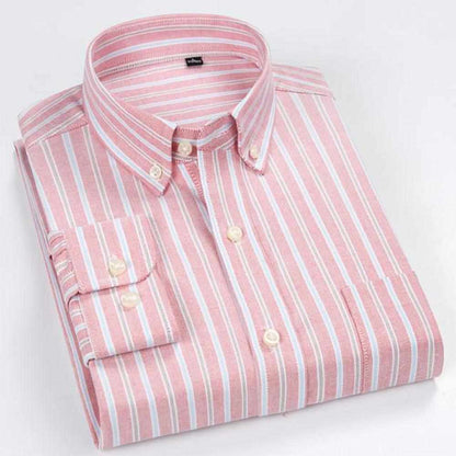 Sky Madrid Striped Button-Down Shirt