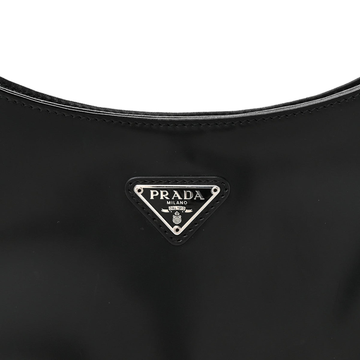 Spazzolato Cleo Shoulder Bag Black