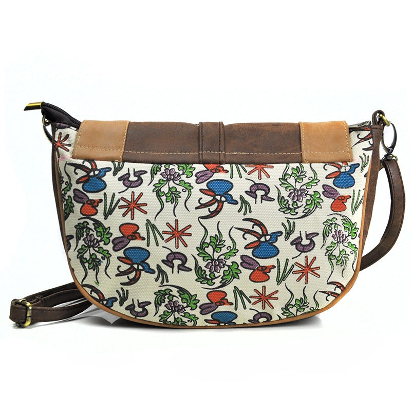 Dumpling Bag Embroidered PU Bag