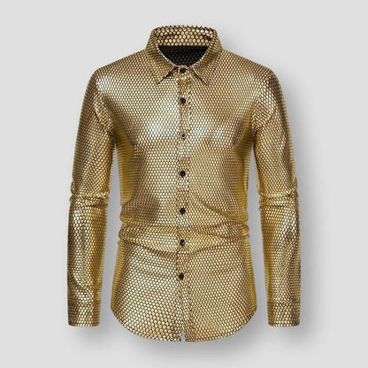 North Royal Metallic Slim Shirt