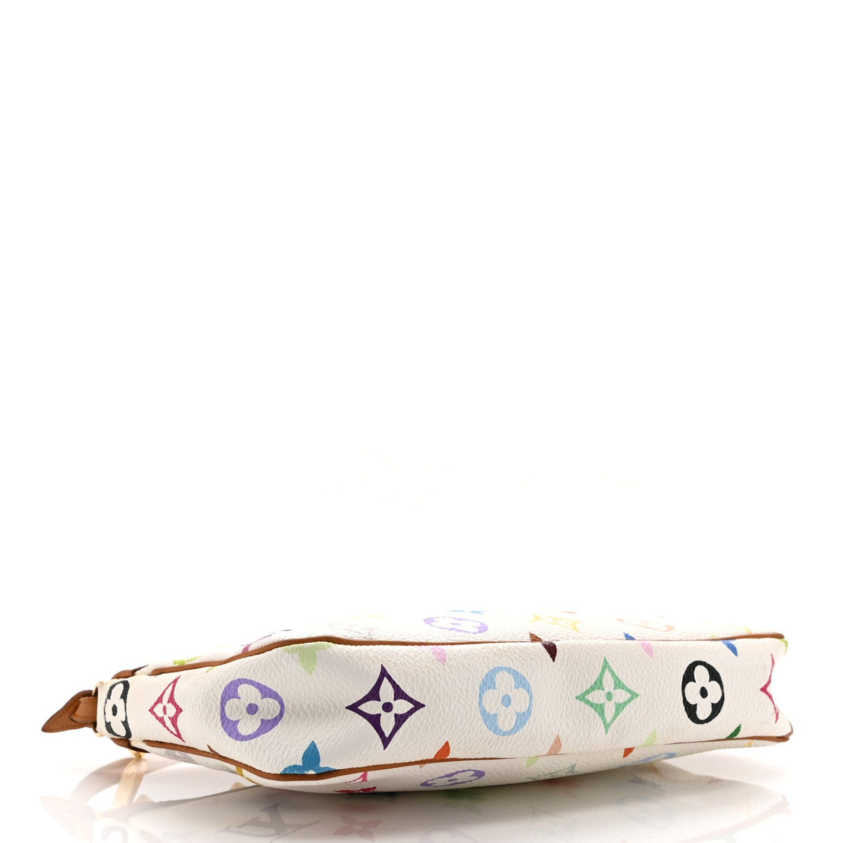 Monogram Multicolor Pochette Accessories White