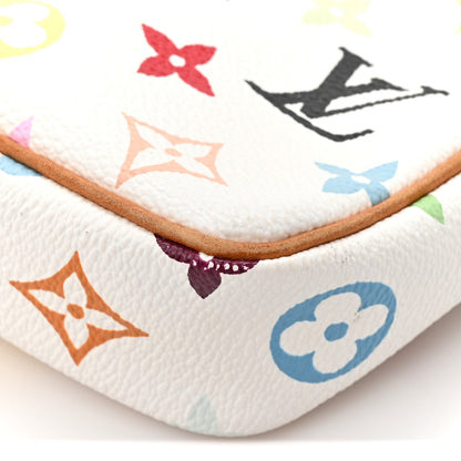 Monogram Multicolor Pochette Accessories White