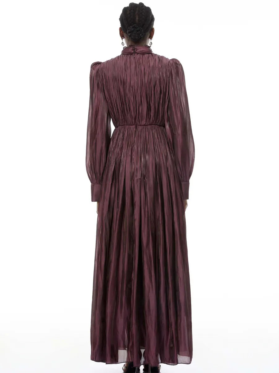Juliette Crossed Design Maxi Dress