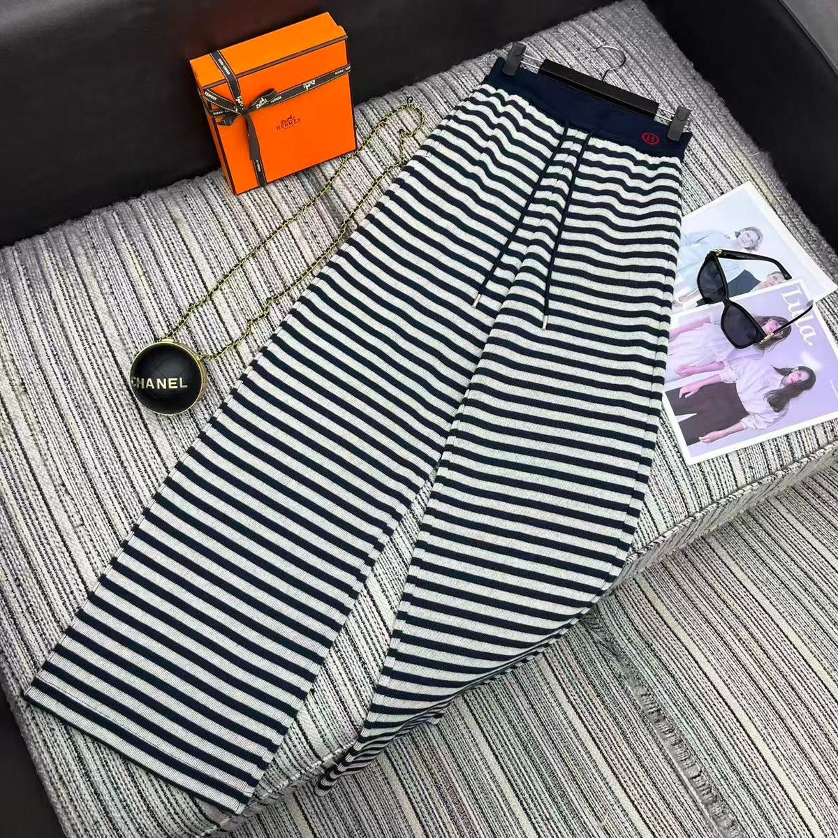HERMES 25S STRAIGHT-LEG PANTS 125