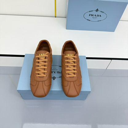 Prada Montecarlo Sneakers Brown Cowhide 565698