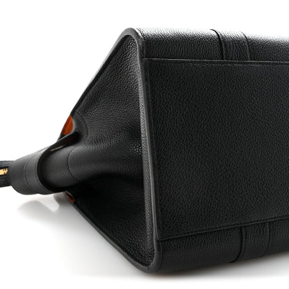 Small Classic Grain Small Zipped Bayswater Black