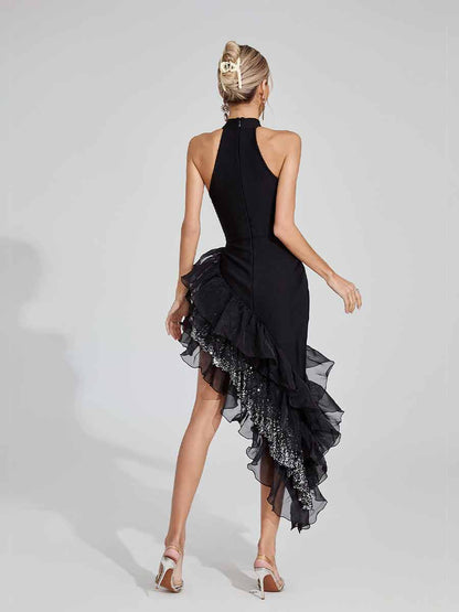 Phoebe Ruffle Edge Maxi Dress