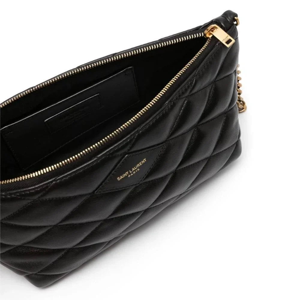 Saint Laurent diamond-quilted leather mini bag