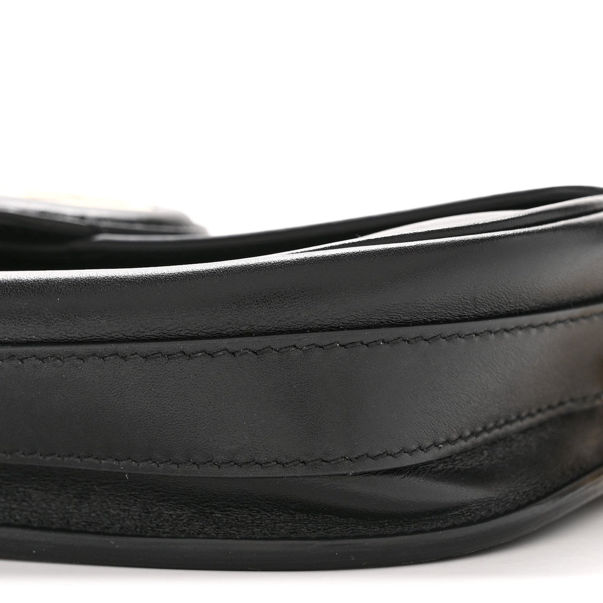 Box Calfskin East West Bobby Bag Black