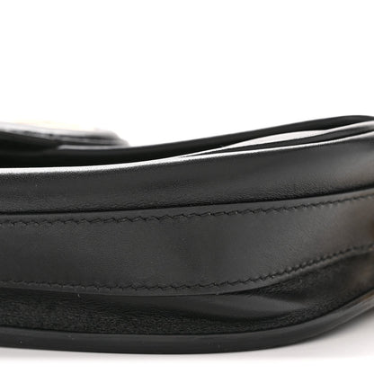 Box Calfskin East West Bobby Bag Black