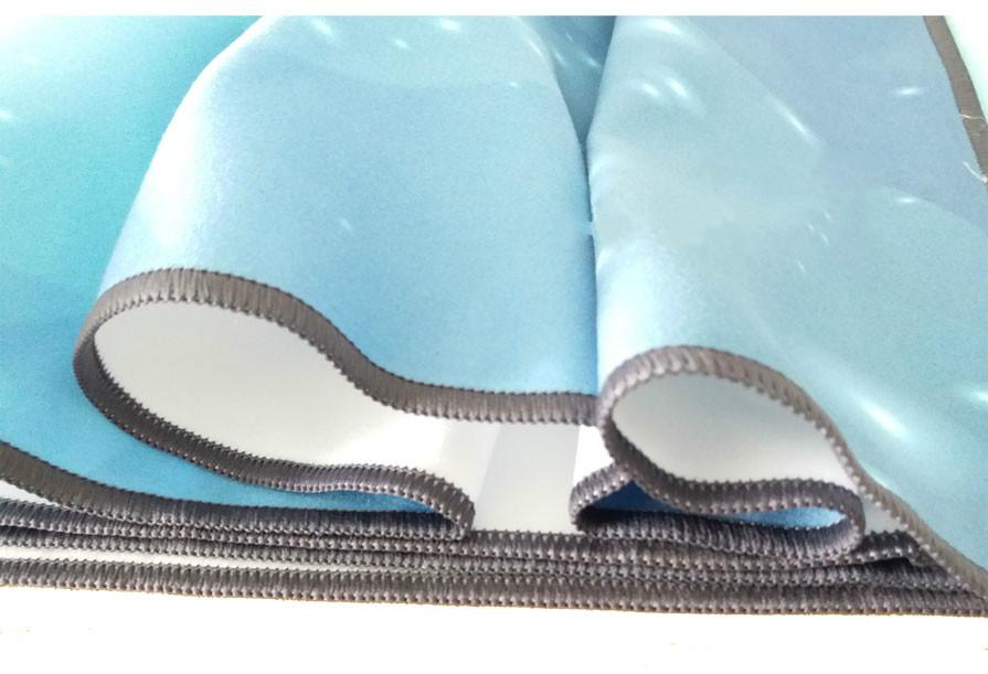 Yoga Position Line Towel Anti-Slip Suede Fitness Towel Thickened Sweat-Absorbent Beginner Machine Wash Portable Yoga Mat