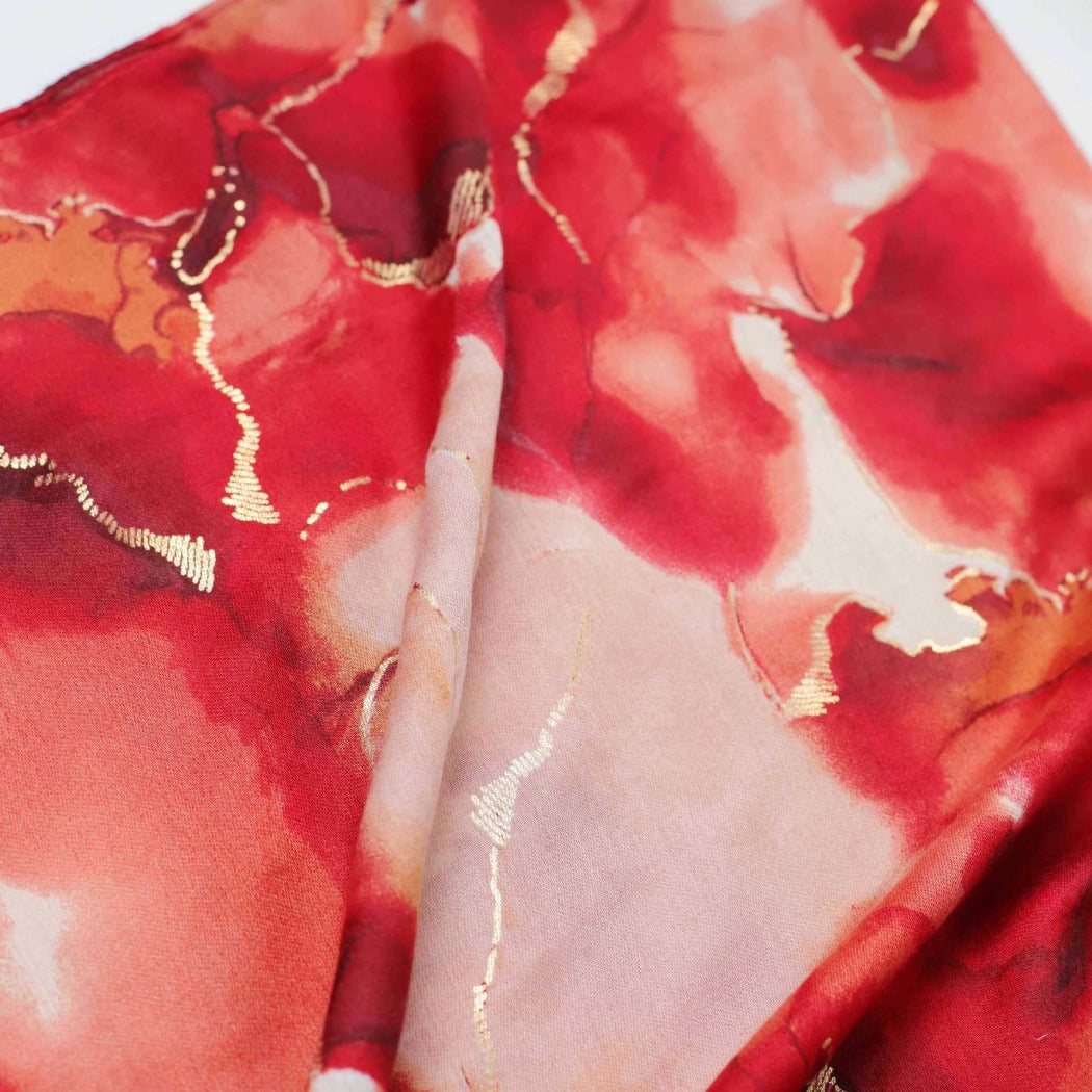 Scarvii -  Shimmer Print Scarf - Elegant &amp; Trendy
