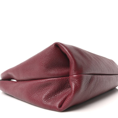 Grained Calfskin Softbit Maxi Shoulder Bag Rosso Ancora Red