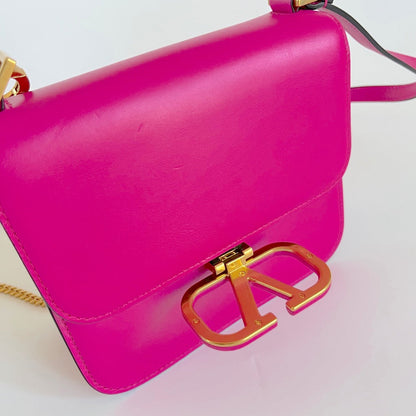 Valentino Fuchsia Small VSLING Cross Body Bag