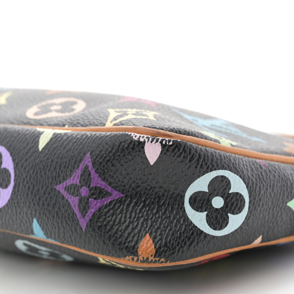 Monogram Multicolor Pochette Accessories Black