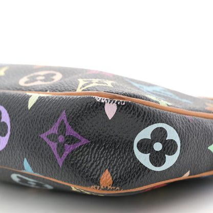Monogram Multicolor Pochette Accessories Black